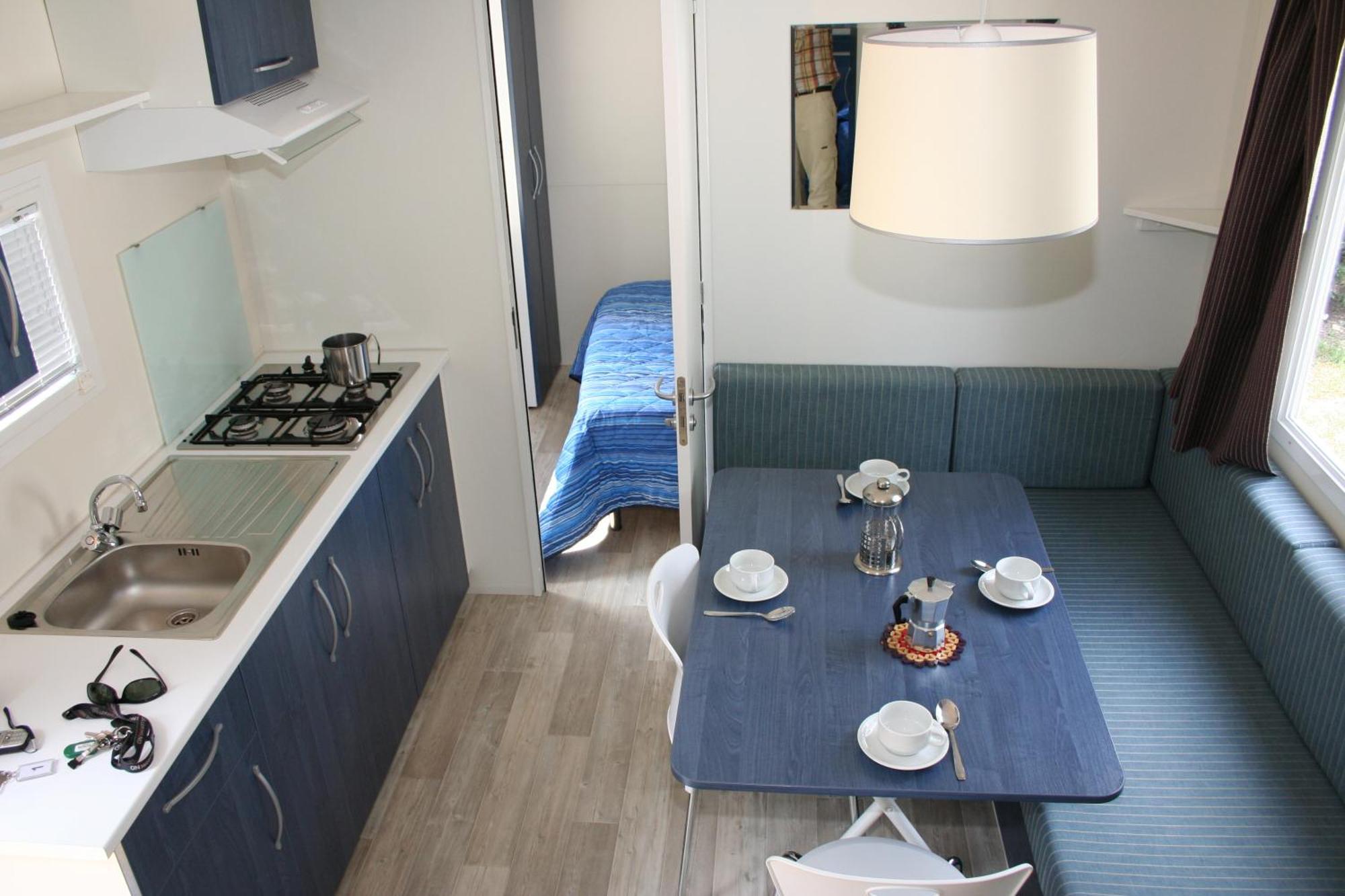 Happy Camp Mobile Homes In Camping Villaggio Internazionale 산 메나이오 외부 사진